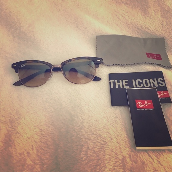 Ray-Ban Tortoise Shell Clubmasters - Picture 2 of 4